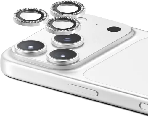 Vista 7 de CASETiFY Gema De Lente De Cámara [Fácil Aplicación] Para iPhone 16 Pro / 16 Pro Max - Azul Bebé