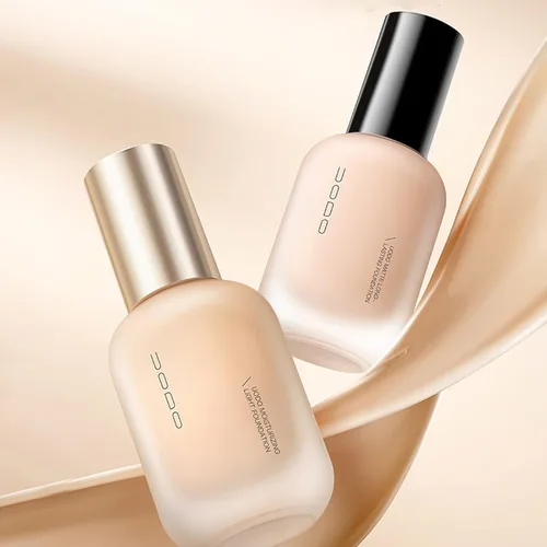 Vista 7 de UODO Base líquida UODO - Base hidratante ligera / mate de larga duración, maquillaje de base invisible, 1.05 onzas líquidas (blanco C01 mate)
