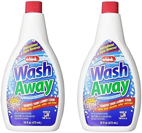 Vista 2 de Wash Away - Removedor de manchas, 16 onzas líquidas, paquete de 2