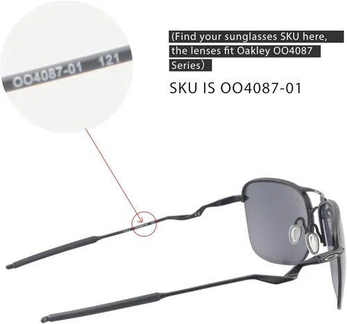 Vista 6 de Lentes de repuesto Walleva para gafas de sol Oakley Tailhook Múltiples opciones disponibles