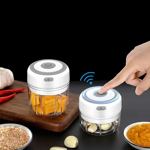 Vista 2 de Mini picadora eléctrica de verduras de ajo y trituradora portátil de alimentos - axGear