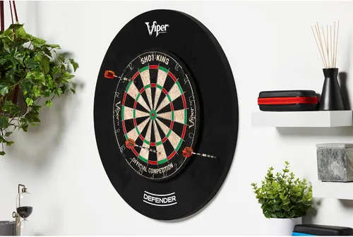 Vista 16 de Viper Defender tablero trasero y paquete de tablero de sisal/cerda para dardos de punta de acero