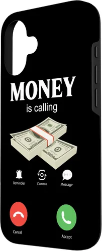 Vista 2 de Money Cash Coin Millionaire Trader Miner Stocks Invest Earn Case for iPhone 16