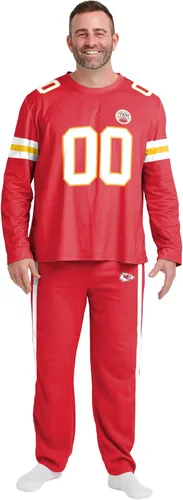 Vista 20 de FOCO NFL mens Nfl Team Logo Gameday Ready Jersey Pajama Set