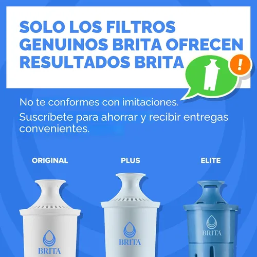 Vista 8 de Jarra de filtro de agua Brita grande para agua del grifo y potable con indicador de cambio SmartLight, incluye 1 filtro estándar, libre de BPA, dura