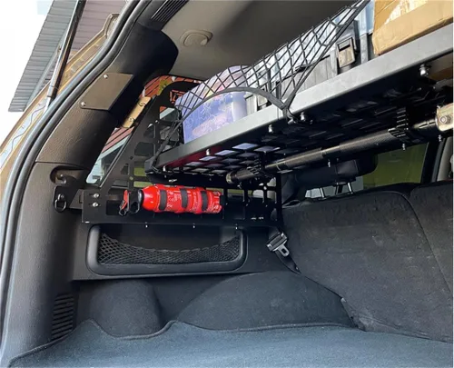 Vista 6 de para Jeep Grand Cherokee WJ 1999-2004 Panel de Almacenamiento Modular de Rejilla de Modificación de Malla Molle para el Maletero Trasero de Aleación