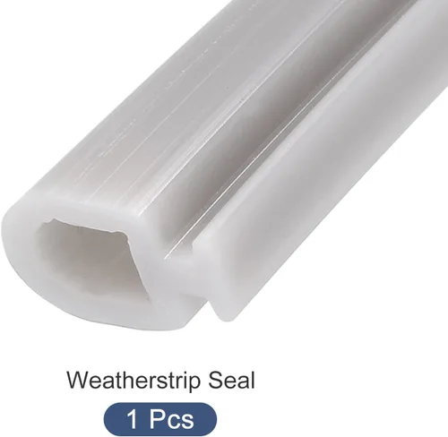 Vista 7 de METALLIXITY Burlete de ventana tipo bombilla (0.256 in x 3.3 ft), 1 unidad, tira de sellado de silicona para montaje en ranura en T, para ventana