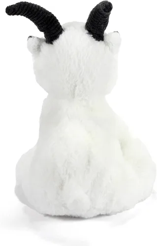 Vista 4 de The Petting Zoo Peluche de cabra de montaña, regalos para niños, animales salvajes de vida silvestre, juguete de peluche de cabra de 9 pulgadas