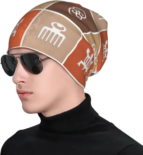 Vista 4 de Gorro de punto unisex suave y ligero, elegante sombrero de hip hop para correr, casual y cálido