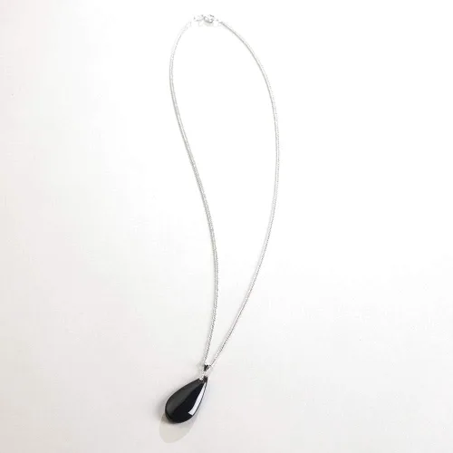 Vista 7 de iSTONE - Collar de plata de ley 925 con dije de lapislázuli para mujer, piedra preciosa natal con cadena de plata de 18 pulgadas
