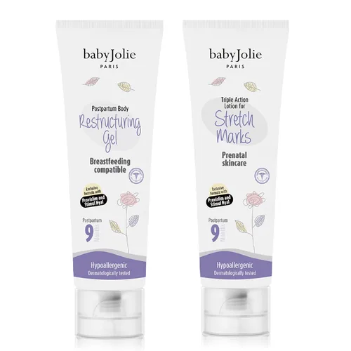 Vista 7 de Baby Jolie Paris - Gel reafirmante posparto – Gel corporal reafirmante e hidratante para mamás, ayuda a mejorar la elasticidad de la piel y una