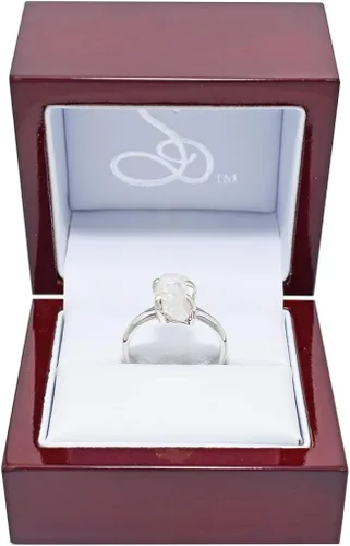 Vista 2 de Starborn - Anillo de cristal de fenacita (3,0 cts) transparente