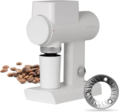 Vista 12 de TIMEMORE Sculptor 064S Molinillo de Granos de Café con Fresas Planas, Molinillo Eléctrico para Espresso con Ajuste de Grosor Sin Escalones, Adecuado