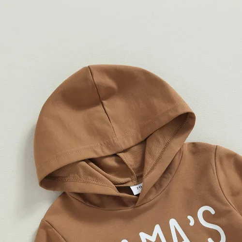 Vista 6 de Mamas - Ropa para niños pequeños, sudadera con capucha para otoño e invierno