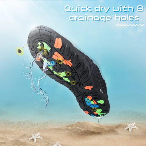 Vista 2 de SIMARI - Zapatos para deportes acuáticos de secado rápido para hombre o mujer ideales para buceo natación surf caminar en el agua playa o yoga