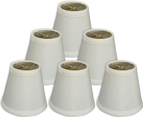 Vista 22 de Royal Designs, Inc. Lámpara de araña de tapa dura Empire Basic Shade CS-984-5AGL, oro antiguo, 3 x 5 x 4,5