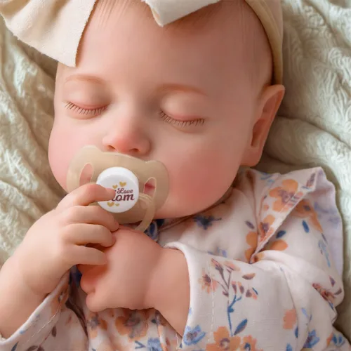 Vista 4 de BABESIDE Muñecas de bebé Reborn – Muñecas recién nacidas realistas de 20 pulgadas, bebé niña real con cuerpo de tela ponderada, juguete de regalo