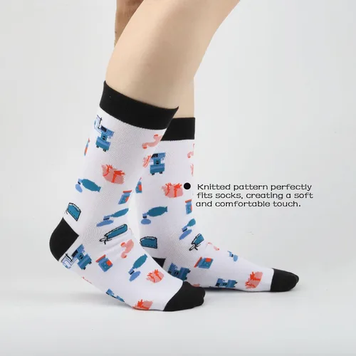 Vista 4 de 2 pares de calcetines de anestesiólogo CRNA regalo de anestesiología regalo de graduación regalo de tema médico