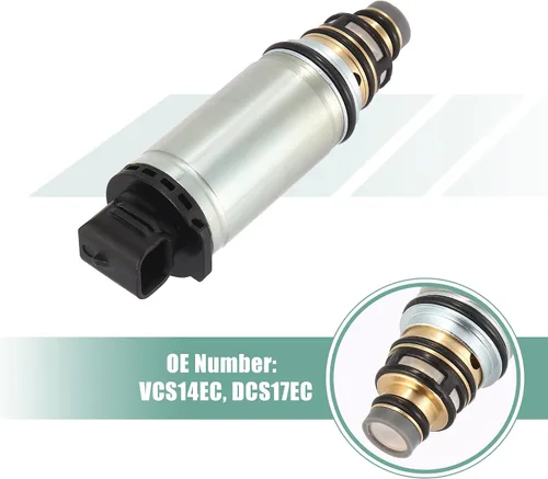 Vista 5 de X AUTOHAUX Válvula solenoide de control del compresor de CA VCS14EC DCS17EC AC aire acondicionado de control de repuesto para Nissan Altima 2013