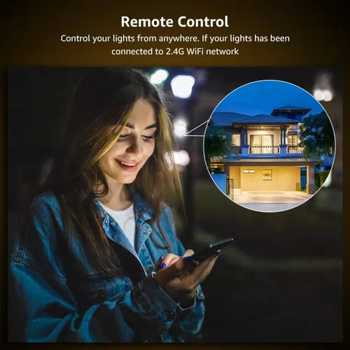 Vista 8 de Lighting EVER Bombillas LED inteligentes, compatibles con Alexa y Google Assistant, equivalente a 60 vatios, regulables con aplicación