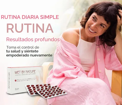 Vista 7 de Wet by Nature 60 píldoras Hidratación femenina natural para apoyo a la menopausia y comodidad duradera Suplemento oral diario sin estrógenos