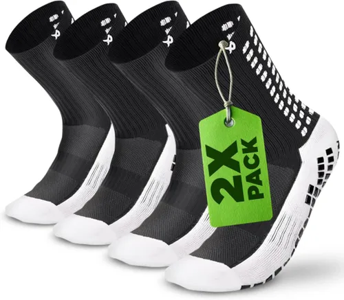 Vista 12 de LUX Sports Calcetines de Doble Agarre - Calcetines de Agarre para Fútbol para Hombres y Mujeres. Rendimiento y Comodidad GripArray