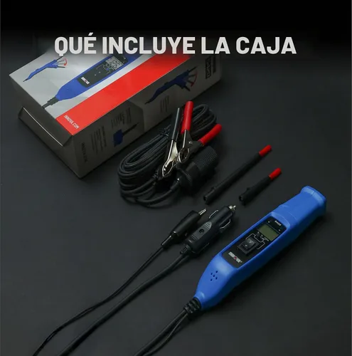Vista 7 de Innova Probador de circuito de potencia 5420 para automoción Cabezal giratorio de 45° Diagnóstico de fusibles, relés, batería y circuito