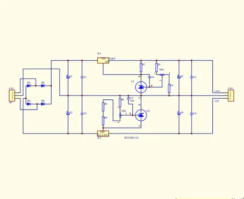 Vista 7 de LM317 LM337 TL431 Fuente de alimentación regulada lineal de alta precisión