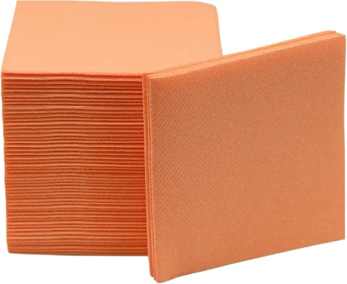 Vista 12 de Servilletas de cóctel, paquete de 100 servilletas desechables de lino de lujo como Airlaid, suaves y absorbentes, servilletas de cóctel para cocina