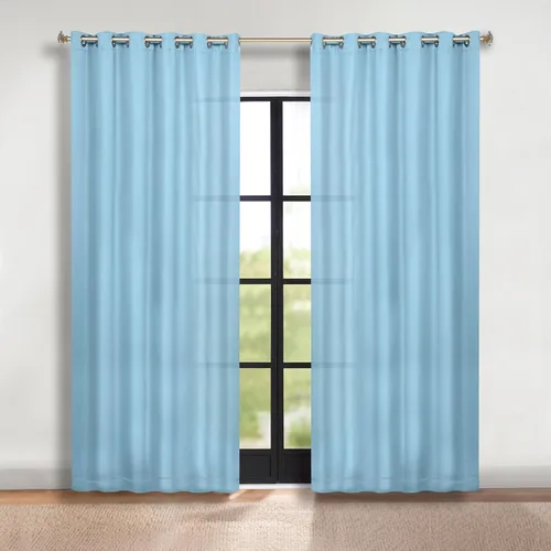 Vista 114 de Superior Cortinas Opacas, Oscurecimiento de Habitación, Dormitorio, Cortinas, Cocina, Acentos de Ventana de Sala de Estar, Bloqueo Solar, Térmico