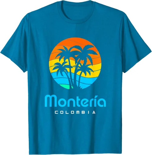 Vista 9 de Camiseta Montería Colombia, Negro