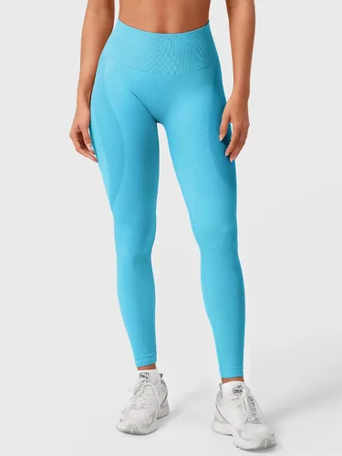 Vista 9 de HIGORUN - Leggings sin costuras para mujer, moldeadores, con diseño gráfico de sonrisas, de cintura alta, para el gimnasio, yoga o hacer ejercicio