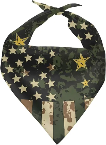 Vista 26 de Jeiento 250th USA Anniversary Dog Bandana American Flag Dogs Bandana for Pet Puppy Kitten,Washable Comfort Triangle Dog Scarf for Boy Girl Festival