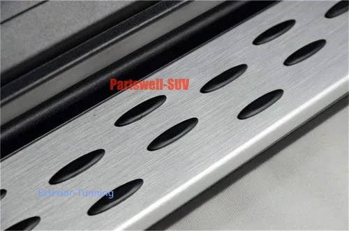 Vista 3 de estribos laterales pedales Nerf Protector Bar para Mercedes Bens GLE W166 2016-2018