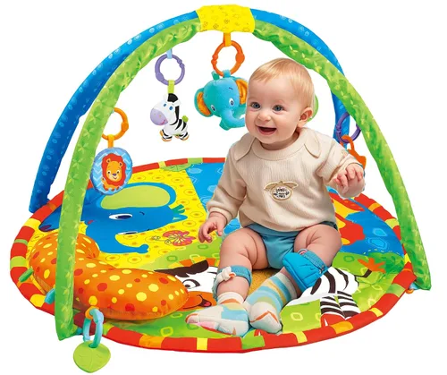 Vista 4 de EMILYSTORES Baby Fold Acctivity Gyms Play Mats, Lion