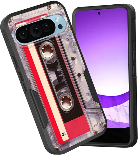 Vista 79 de Funda para Pixel 6A, funda híbrida de doble capa resistente a prueba de golpes de policarbonato duro de silicona suave TPU para Google Pixel 6A