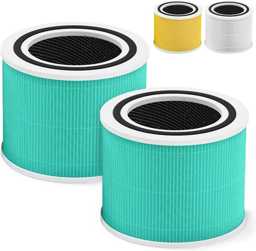Vista 3 de 1-Pack LV-H133 Replacement Filter Compatible with LV-H133 LV-H133-RF Air Purifier, 3-in-1 Filtration System