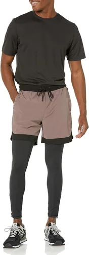 Vista 4 de Tienda Essentials Pantalones cortos tejidos elásticos activos para hombre