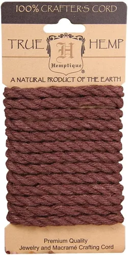 Vista 14 de Hemptique Tarjeta de cuerda de cáñamo, hecha con amor, colgador de plantas, álbum de recortes, jardinería, macramé, decoración del hogar