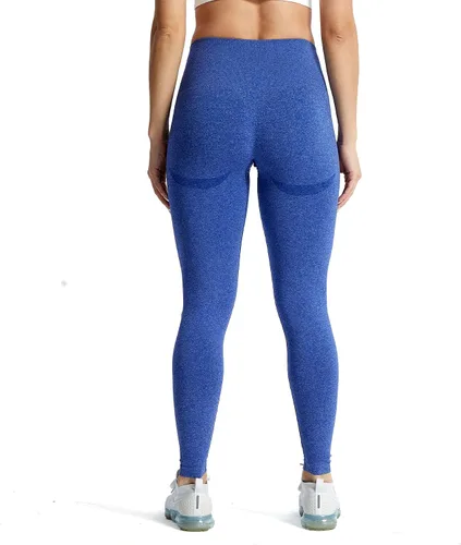 Vista 5 de Aoxjox Leggings sin costuras para mujer, con levantamiento de glúteos, cintura alta, pantalones de yoga para entrenamiento