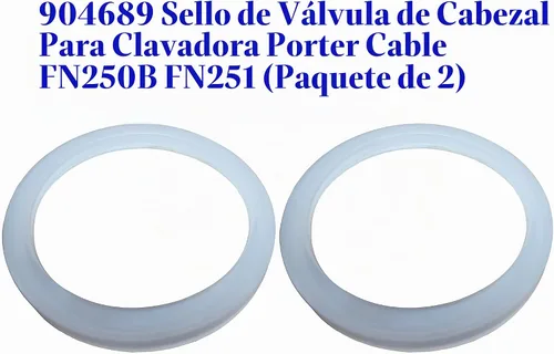 Vista 2 de Paquete de 2 válvulas de cabeza de sello 904689 para cable Porter FN250B