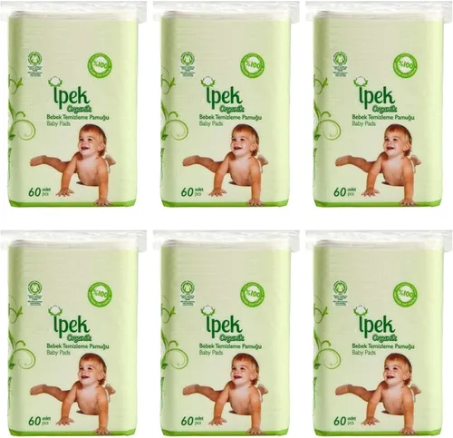 Vista 3 de Almohadillas de algodón grandes para bebés Dry Square White (Classic 360 unidades)