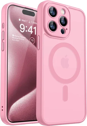 Vista 68 de CANSHN Funda magnética compatible con iPhone Air (6.5 pulgadas), mejorada [protección completa de la cámara] [compatible con Magsafe]