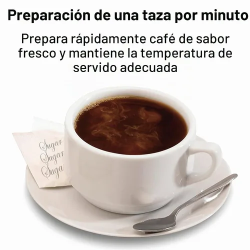 Vista 5 de Proctor Silex 45100 Urna para café de aluminio cepillado para 100 tazas