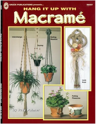 Vista 3 de Hang it Up and Have a Seat DIY Manualidades Tejiendo Nudo Macramé Libros (Paquete de 2, Incluye Ambos Libros)