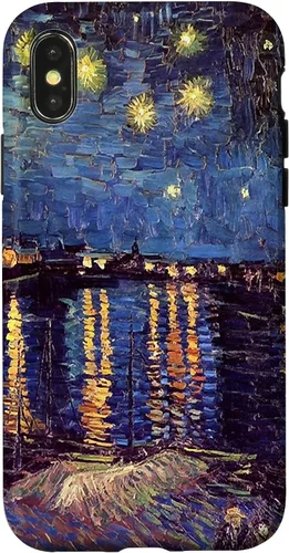 Vista 5 de Starry Night Over The Rhone, Vincent Van Gogh. Funda para iPhone 17