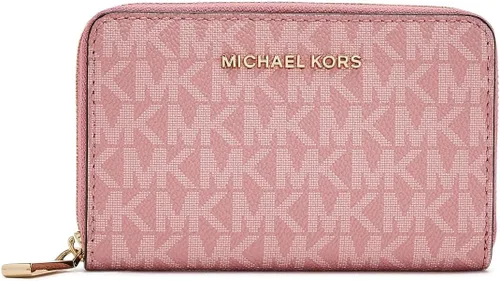 Vista 8 de MICHAEL Michael Kors Jet Set - Estuche para tarjetas con cremallera pequeña para mujer, 1, talla única, talla única