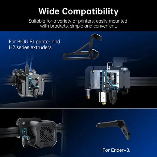 Vista 6 de BIQU MicroProbe V2.0 + Soporte de montaje para BIQU B1/H2/Ender-3/Ender-3 V2 Kit de sensor de nivelación de cama automático 3D Herramienta