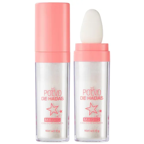 Vista 10 de 2 unidades de Polvo De Hadas Fairy Dust polvo resaltador - Polvo para contornear todo el cuerpo y clavícula perlado para cara y ojos, purpurina #01