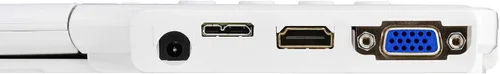 Vista 3 de Elmo Presentador visual ultra portátil modelo MX-P2 1430; salidas USB 3.0, HDMI y VGA/RGB; zoom digital 16x; micrófono incorporado; interruptor